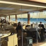 Plage des Ecrins Cannes 20 x 15 detail du vitrage