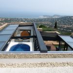 toiture a verriere retractable de piscine -TOITEL