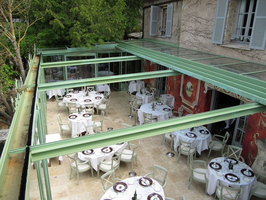 Verrière amovible restaurant Chez Bruno- TOITEL