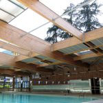 1331 Grande surface couverte par une toiture ouvrante TOITEL piscine publique