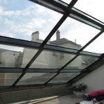 1504 Verrière coulissante pour toiture maison ou immeuble