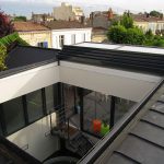 1516 Maison avec un toit coulissant sur un patio