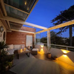 Couverture terrasse dimmeuble par toiture repliable