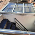 Toiture vitrée motorisée Acces toit terrasse