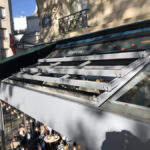 Verriere coulissante sur veranda