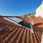 Verriere retractable sur terrasse