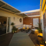 Verriere retractable sur veranda