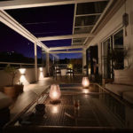 Verriere retractable sur veranda