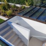 Fermeture accès toit terrasse par verrière rétractable – TOITEL –
