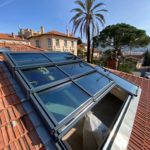 Toit rétractable sur une maison individuelle – TOITEL –