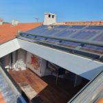 Verrière panoramique escamotable, puit de lumière dans un appartement – TOITEL –